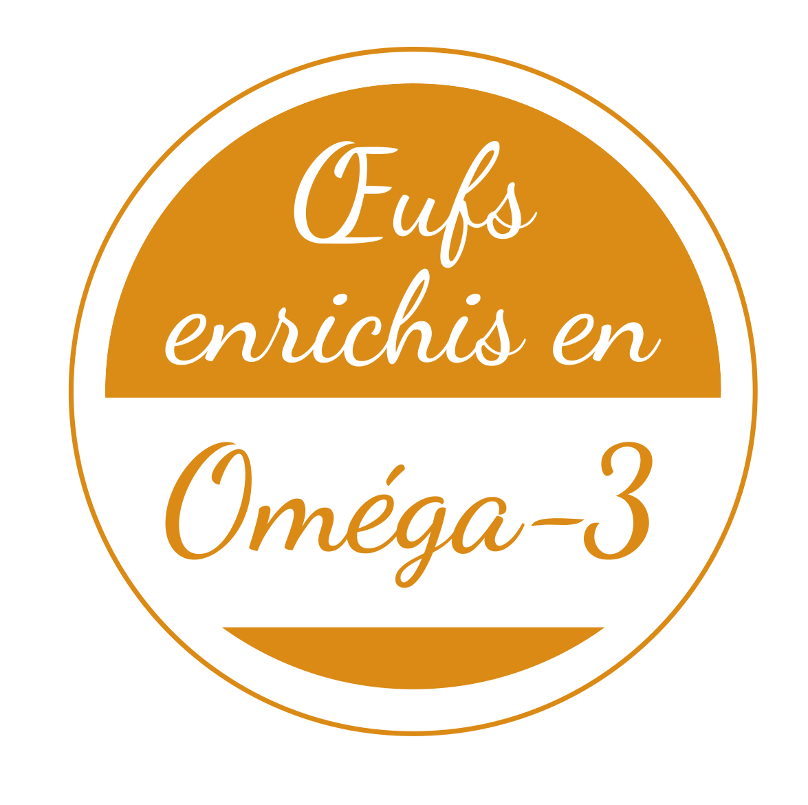 Oeufs enricis en Omégas-3